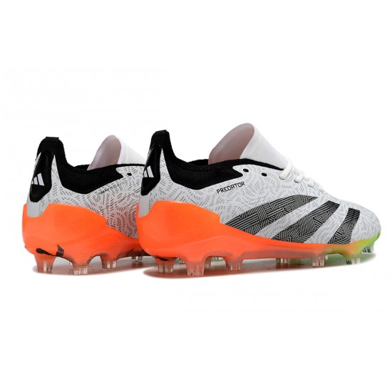 Cheap Adidas Predator Accuracy FG Soccer Shoes Orange Grey Black Sale