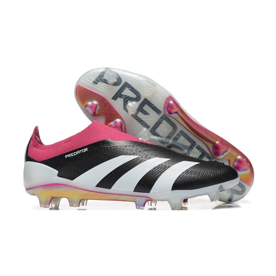 Cheap Adidas Predator Accuracy FG Soccer Shoes Pink Black White Sale