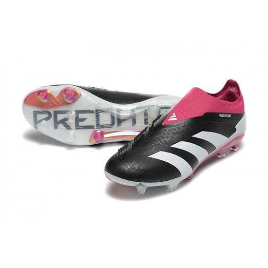 Cheap Adidas Predator Accuracy FG Soccer Shoes Pink Black White Sale