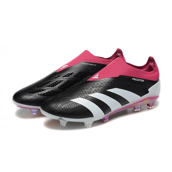 Cheap Adidas Predator Accuracy FG Soccer Shoes Pink Black White Sale