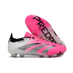 Adidas Predator Accuracy FG Soccer Shoes Purple Black White 