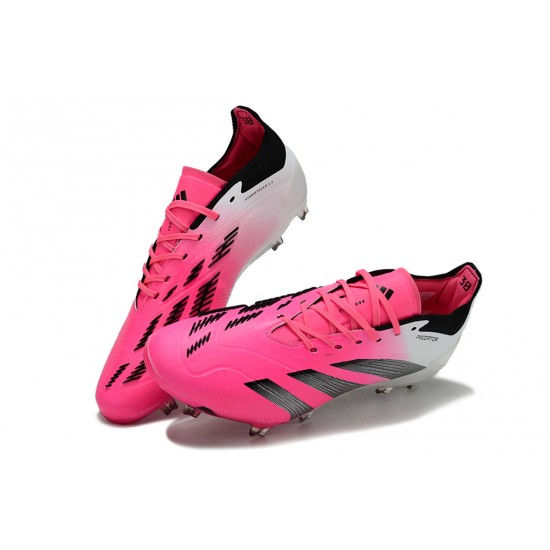 Cheap Adidas Predator Accuracy FG Soccer Shoes Purple Black White Sale