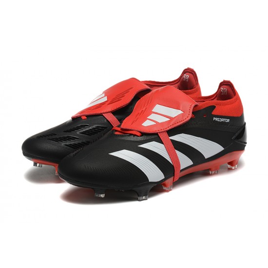 Cheap Adidas Predator Accuracy FG Soccer Shoes Red Black White Sale