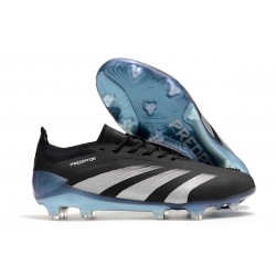 Adidas Predator Accuracy FG Soccer Shoes Silver Black 