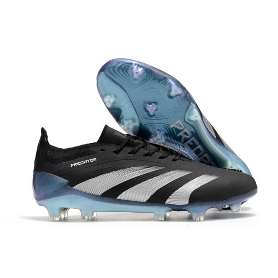 Cheap Adidas Predator Accuracy FG Soccer Shoes Silver Black Sale