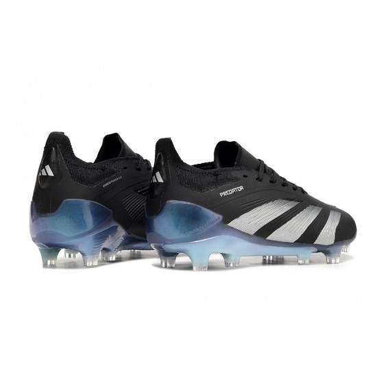 Cheap Adidas Predator Accuracy FG Soccer Shoes Silver Black Sale