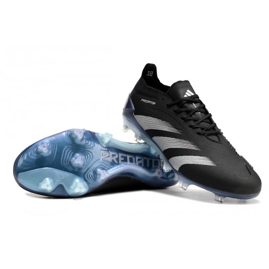 Cheap Adidas Predator Accuracy FG Soccer Shoes Silver Black Sale