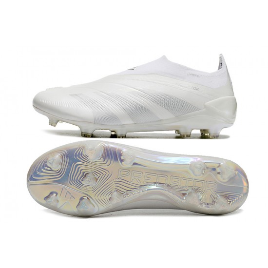 Cheap Adidas Predator Accuracy FG Soccer Shoes White Beige Sale