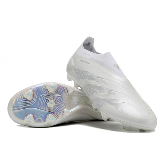 Cheap Adidas Predator Accuracy FG Soccer Shoes White Beige Sale