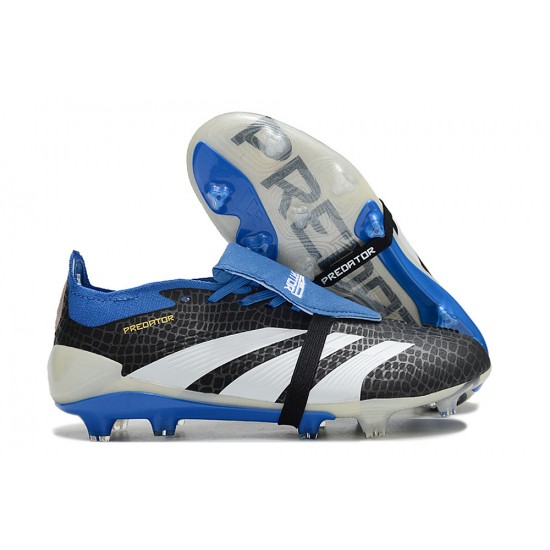 Cheap Adidas Predator Accuracy FG Soccer Shoes White Black Blue Sale