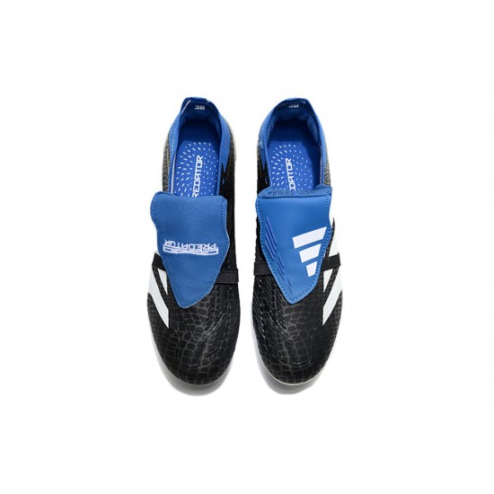 Cheap Adidas Predator Accuracy FG Soccer Shoes White Black Blue Sale