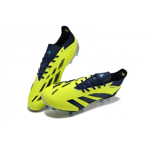 Cheap Adidas Predator Accuracy FG Soccer Shoes Yellow Black Sale