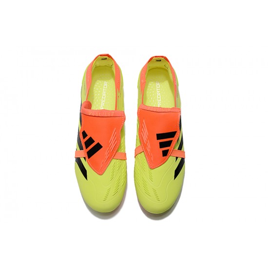 Cheap Adidas Predator Accuracy FG Soccer Shoes Yellow Black Orange Sale