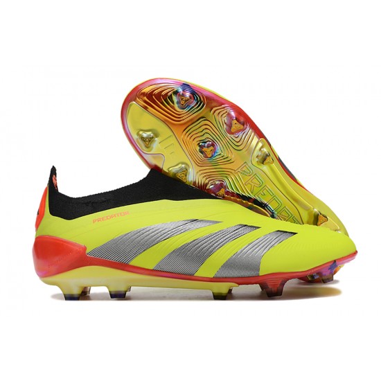 Cheap Adidas Predator Accuracy FG Soccer Shoes Yellow Black Red Sale