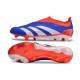 Cheap Adidas Predator Elite Laceless Boost FG Orange Silver Blue Low Soccer Shoes Sale