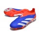 Cheap Adidas Predator Elite Laceless Boost FG Orange Silver Blue Low Soccer Shoes Sale