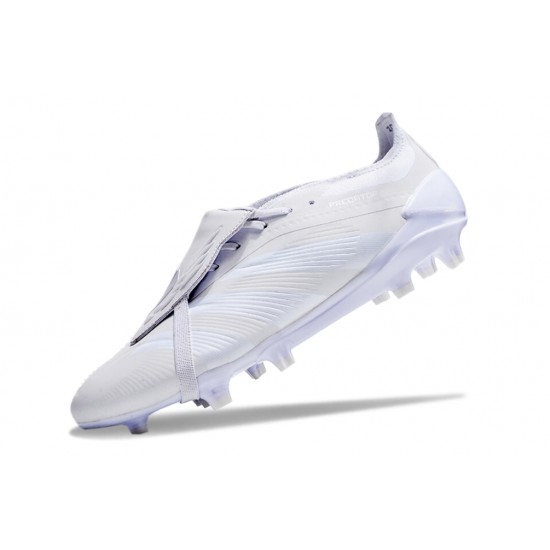 Cheap Adidas Predator Elite Tongue FG Beige White Low Soccer Shoes Sale