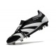 Cheap Adidas Predator Elite Tongue FG Black White Low Soccer Shoes Sale