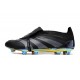 Cheap Adidas Predator Elite Tongue FG Black Gold Silver Low Soccer Shoes Sale