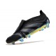 Cheap Adidas Predator Elite Tongue FG Black Gold Silver Low Soccer Shoes Sale