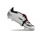 Cheap Adidas Predator Elite Tongue FG Black Red White Silver Low Soccer Shoes Sale