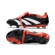 Cheap Adidas Predator Elite Tongue FG Black Red White Low Soccer Shoes Sale