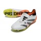 Cheap Adidas Predator Elite Tongue FG Black White Orange Low Soccer Shoes Sale