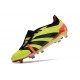 Cheap Adidas Predator Elite Tongue FG Black Yellow Red Low Soccer Shoes Sale