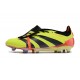 Cheap Adidas Predator Elite Tongue FG Black Yellow Red Low Soccer Shoes Sale