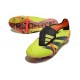 Cheap Adidas Predator Elite Tongue FG Black Yellow Red Low Soccer Shoes Sale