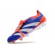 Cheap Adidas Predator Elite Tongue FG Deep Blue Orange White Low Soccer Shoes Sale