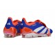 Cheap Adidas Predator Elite Tongue FG Deep Blue Orange White Low Soccer Shoes Sale