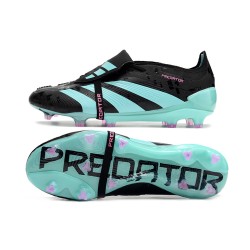 Adidas Predator Elite Tongue FG Ltblue Black PinkLow Soccer Shoes