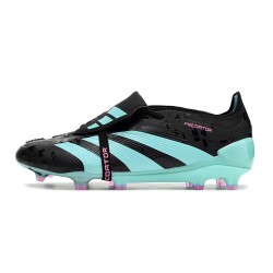 Adidas Predator Elite Tongue FG Ltblue Black PinkLow Soccer Shoes