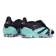 Cheap Adidas Predator Elite Tongue FG Ltblue Black PinkLow Soccer Shoes Sale