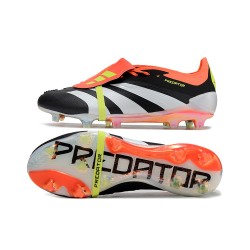 Adidas Predator Elite Tongue FG Orange White Yellow Low Soccer Shoes