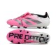 Cheap Adidas Predator Elite Tongue FG Pink Black White Soccer Shoes Sale