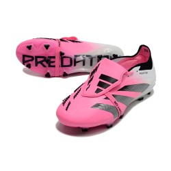 Adidas Predator Elite Tongue FG Pink Black White Soccer Shoes