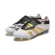 Cheap Adidas Predator Elite Tongue FG Soccer Shoes Gold White Black Sale