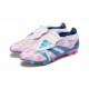 Cheap Adidas Predator Elite Tongue FG Soccer Shoes Pink Beige Ltblue Sale