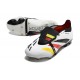 Cheap Adidas Predator Elite Tongue FG White Black Red Yellow Low Soccer Shoes Sale