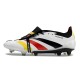 Cheap Adidas Predator Elite Tongue FG White Black Red Yellow Low Soccer Shoes Sale