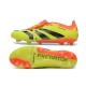 Cheap Adidas Predator Elite Tongue FG Yellow Black Orange Low Soccer Shoes Sale