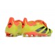 Cheap Adidas Predator Elite Tongue FG Yellow Black Orange Low Soccer Shoes Sale