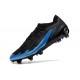 Cheap Adidas X Crazyfast1 SG Black Blue Low Soccer Shoes Sale