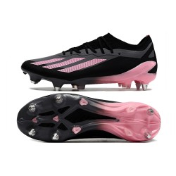 Adidas X Crazyfast1 SG Black Pink Soccer Shoes