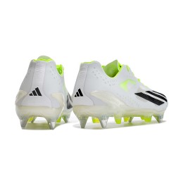 Adidas X Crazyfast1 SG Yellow Green White Black Low Soccer Shoes