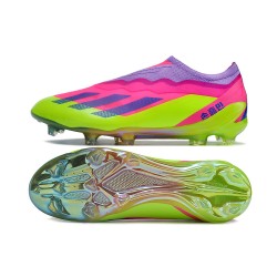 Adidas x23crazyfast.1 FG Low Soccer Shoes Pink Purple Green