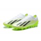 Cheap Adidas x23crazyfast.1 FG Low Soccer Shoes White Black Green Sale