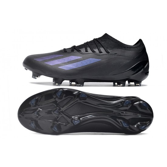 Cheap Adidas x23crazyfast.1 FG Soccer Shoes All Black Sale